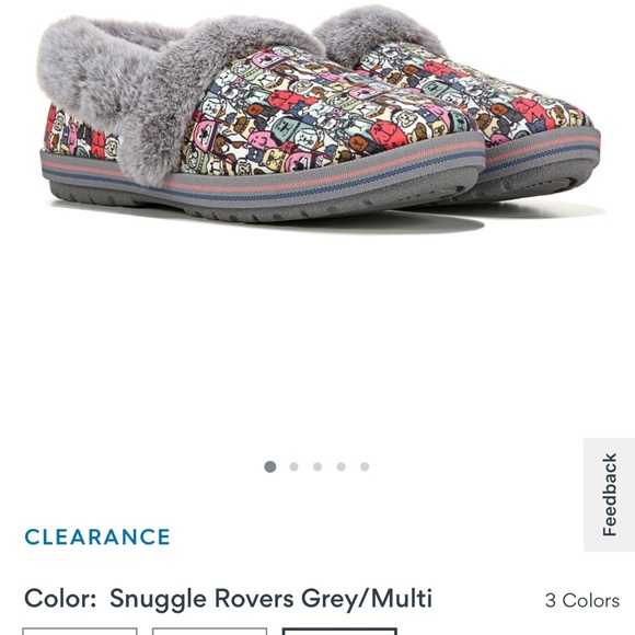 Cuddle Rovers plush slippers Sz 9.5 women’s - Picture 2 of 3